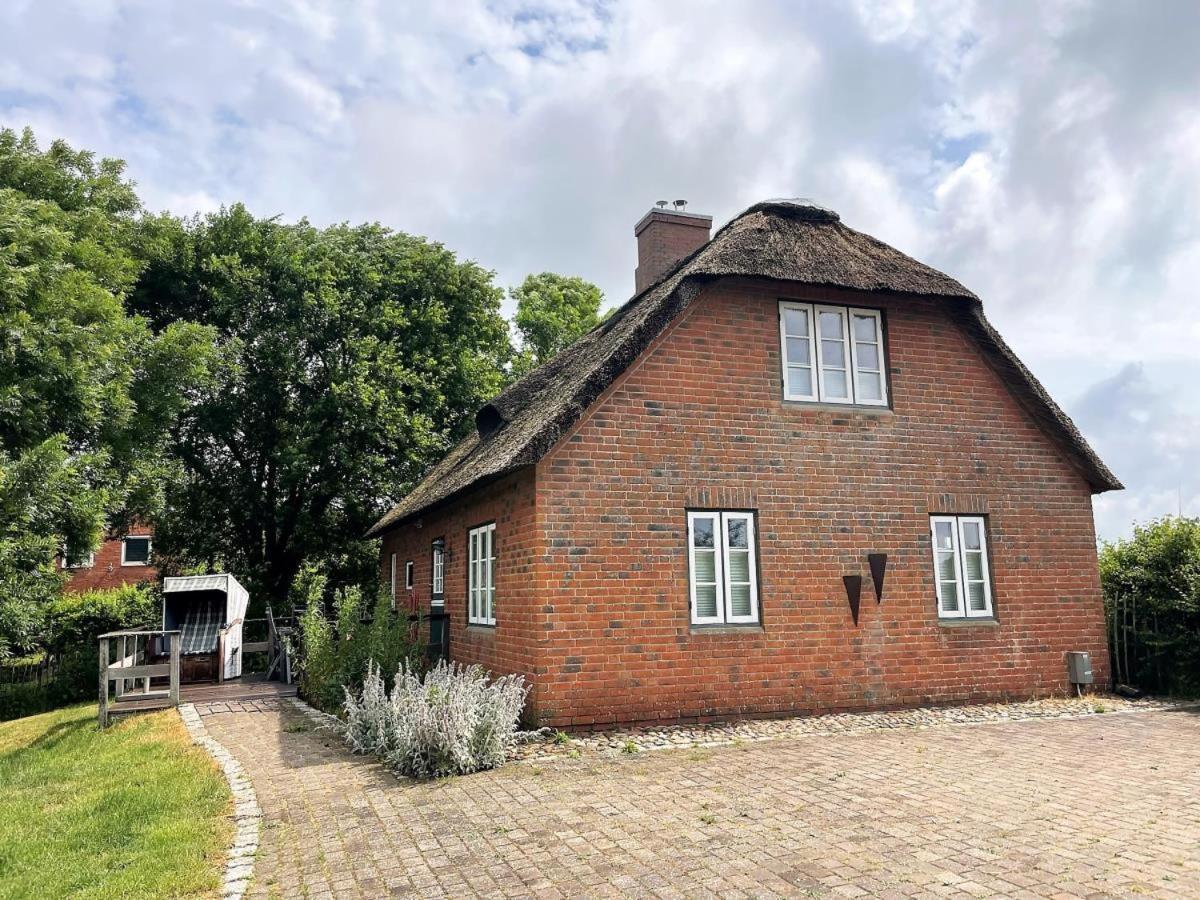 Das Puppenhaus, Reetdach, Sauna, Kamin, Eingezaeunt, Badewanne, Haustiere Willkommen Emmelsbüll-Horsbüll Zewnętrze zdjęcie